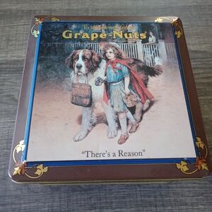 Vintage Grape-Nuts Tin Circa 1986